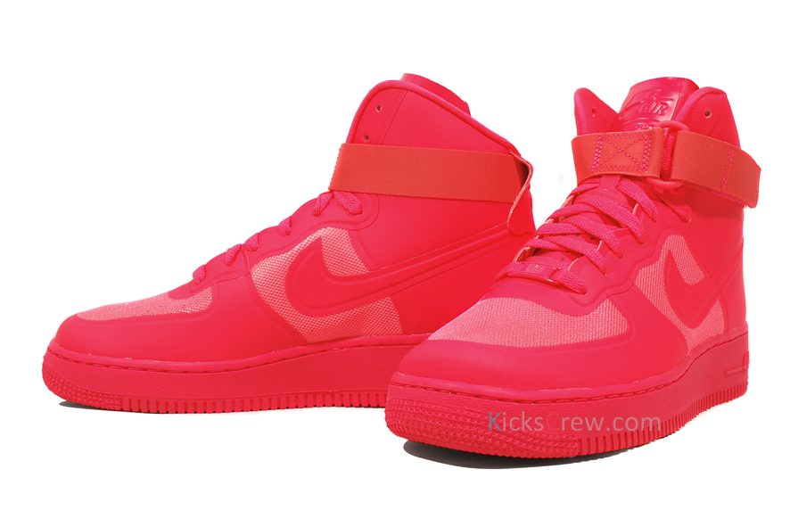 Nike Air Force 1 High Hyperfuse Solar Red 2