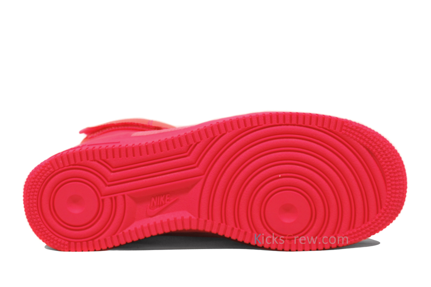 Nike Air Force 1 High Hyperfuse Solar Red 4