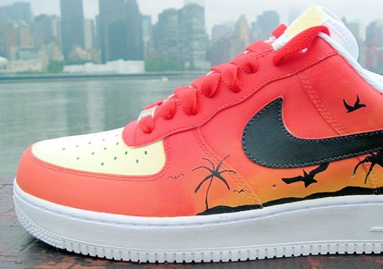 Nike Air Force 1 Low ‘Tropical Sunset’ Custom by Ecentrik Artistry