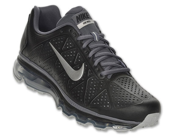 Nike Air Max+ 2011 Leather - Black - Metallic Silver