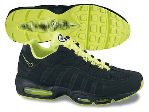 Nike Air Max 95 Black White Volt Stealth Spring 20121