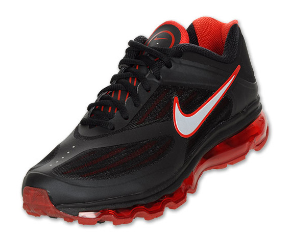 Nike Air Max Ultra Black Metallic Silver Sport Red 01