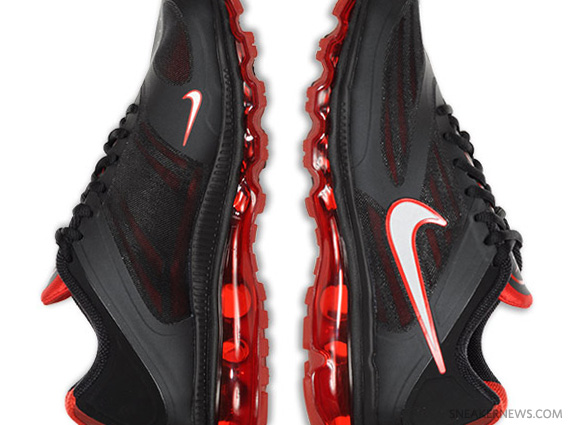 Nike Air Max Ultra Black Metallic Silver Sport Red 08