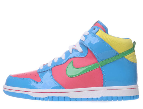 Nike Dunk Hi Gs Rainbow Ptt 01