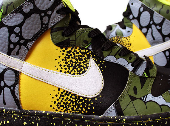 Nike Dunk High ‘Serpent II’ Customs by Sekure D