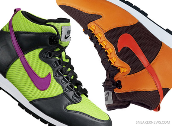 Nike ACG Lava Dunk High - Black - Orange + Black - Green