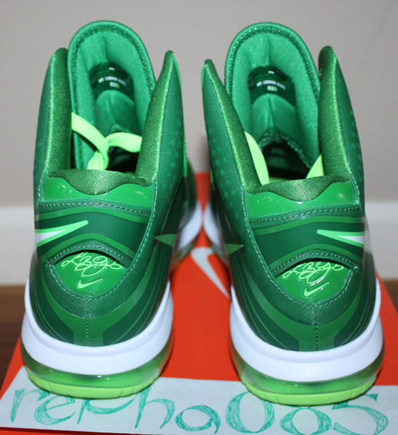 Nike Lebron 8 V2 Victory Green White Electric Green 06