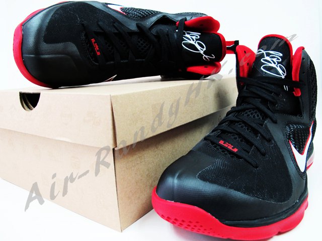Nike Lebron Ix Black Red White 9
