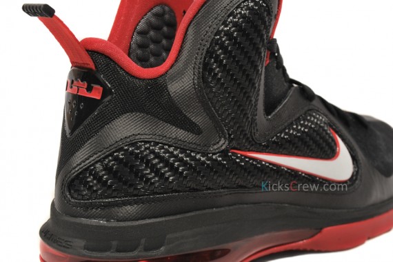 Nike LeBron 9 - Black - Varsity Red - White - New Images