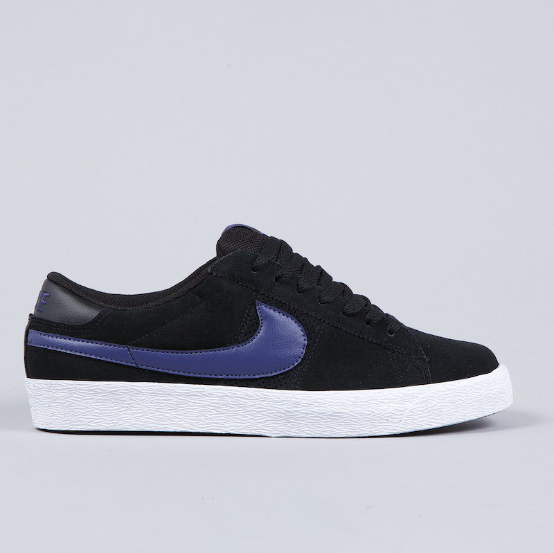 Nike Sb Blazer Low Black Blue Recall 1