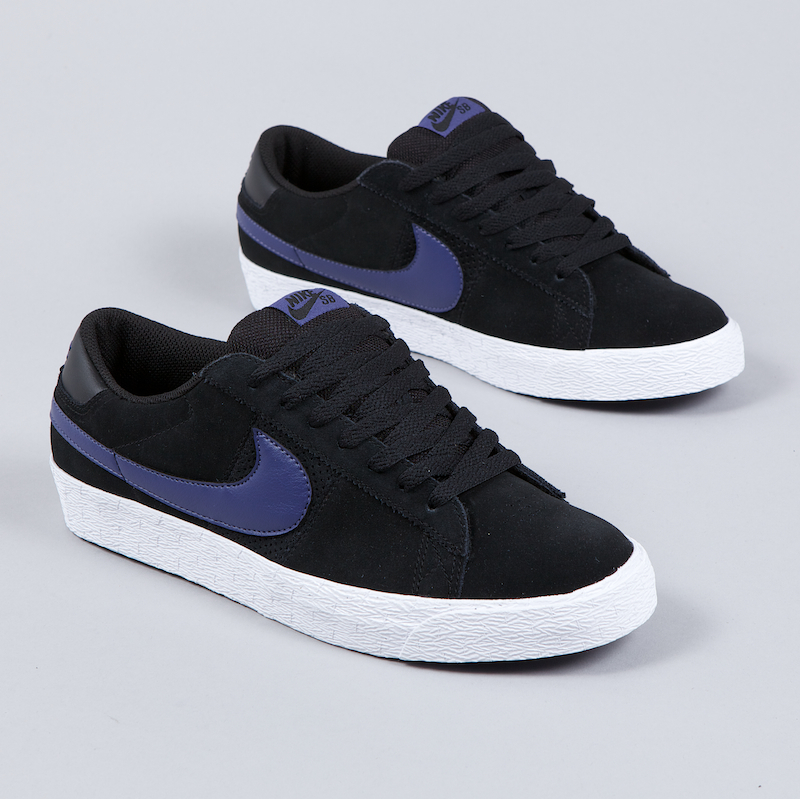 Nike Sb Blazer Low Black Blue Recall 2