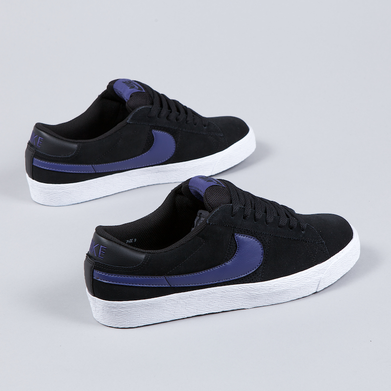 Nike Sb Blazer Low Black Blue Recall 3