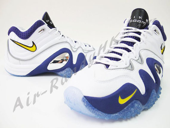 Nike Zoom Uptempo V – White – Purple – Yellow