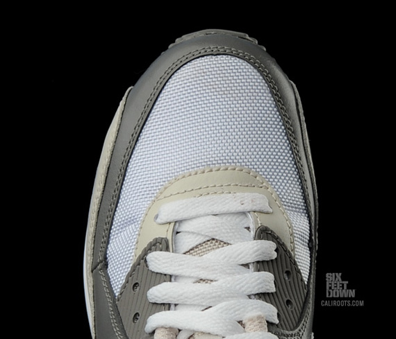 Nike Wmns Air Max 90 Flat Pewter Birch White 03