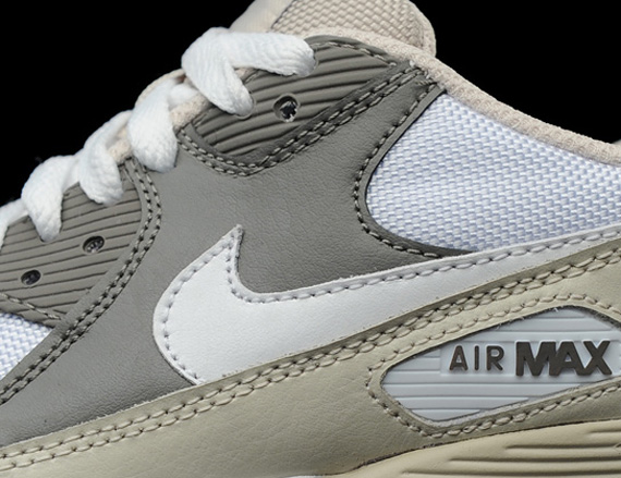Nike WMNS Air Max 90 - Flat Pewter - Birch - White