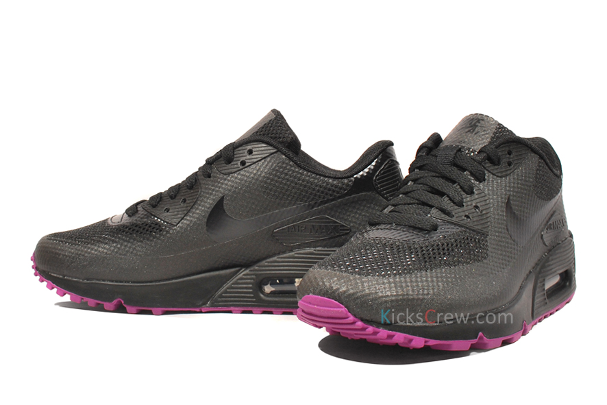 Nike Wmns Air Max 90 Hyperfuse Black Bold Berry 3