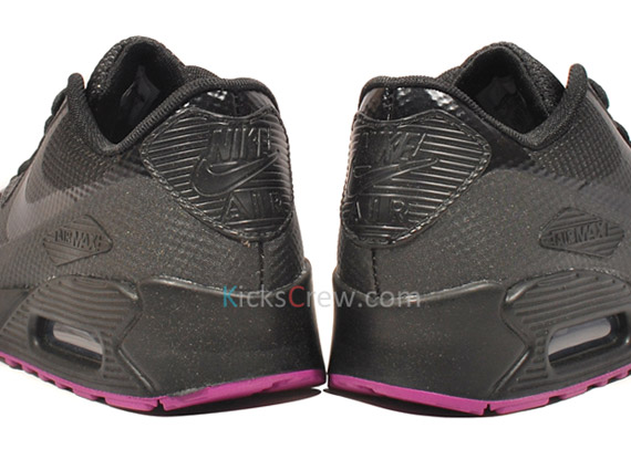 Nike WMNS Air Max 90 Hyperfuse – Black – Bold Berry