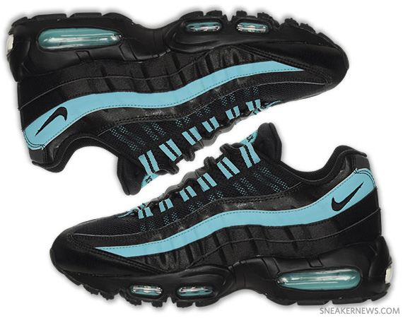 Nike Air Max 95 WMNS - Black - Bright Turquoise - Available