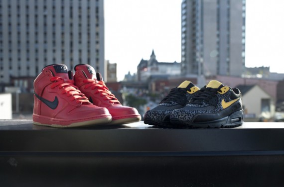 NRML x Nike Dunk High Premium + Air Max 90