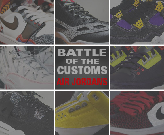 Battle Of The Customs Air Jordans