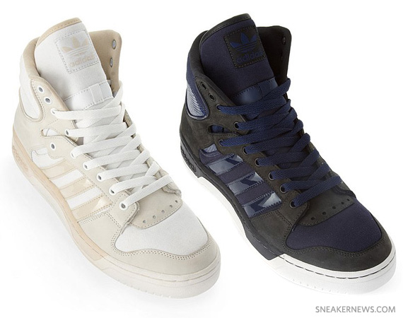 adidas Originals Conductor Hi - Beige - White + Black - Navy