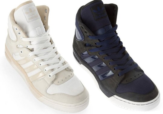 adidas Originals Conductor Hi – Beige – White + Black – Navy