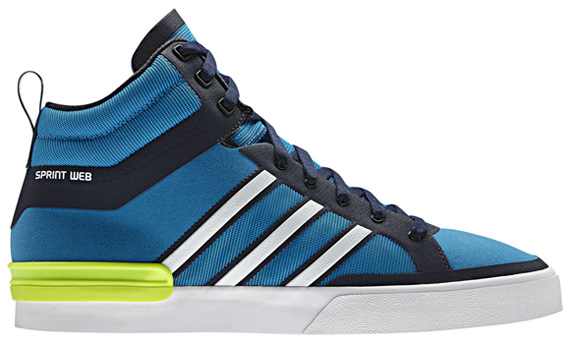 Adidas Originals Crazylight Top Court Blue Black Yellow 3