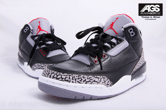 Air Jordan Iii Black Cmt Ags 01