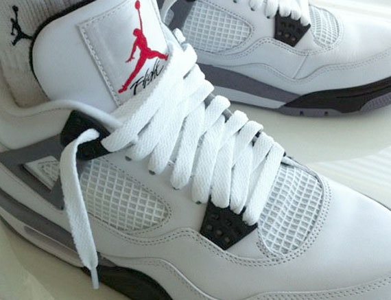 Air Jordan IV - White - Cement Grey 2012 Sample