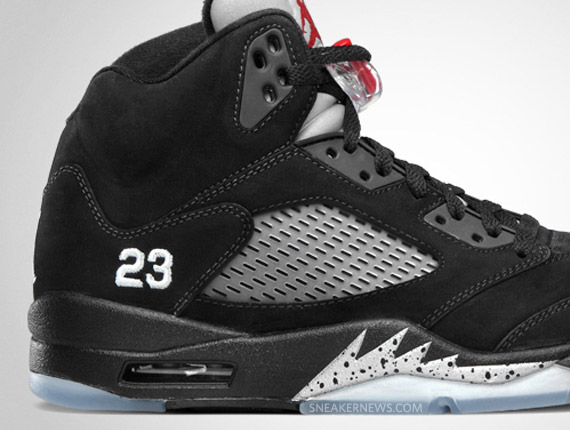 Air Jordan V Retro - Black - Metallic Silver | Official Images