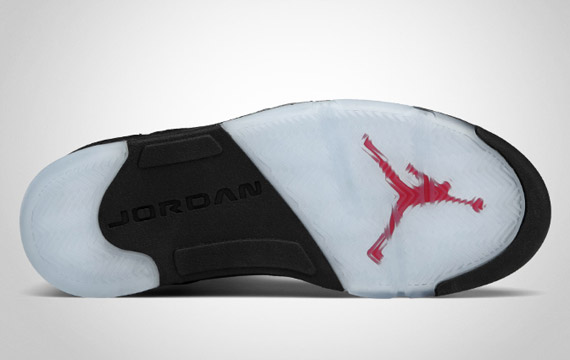 Air Jordan V Black Metallic Silver Official Images 4