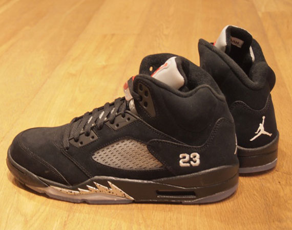 Air Jordan V – Black – Metallic Silver | Available @ Nike Harajuku