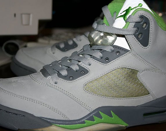 Air Jordan V 'Green Bean' - No 3M Sample