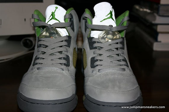 Air Jordan V Green Bean No 3m Sample 03