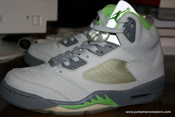 Air Jordan V Green Bean No 3m Sample 06