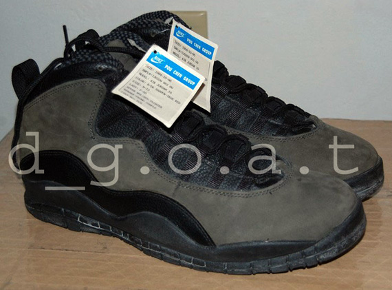 Air Jordan X 'Shadow' - OG Sample on eBay