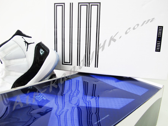 Air Jordan XI – White – Black – Dark Concord | Detailed Images