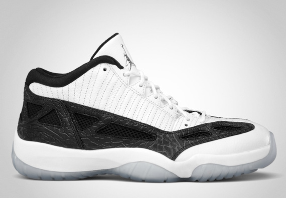 Air Jordan Xi Ie Low White Black Release Date 01