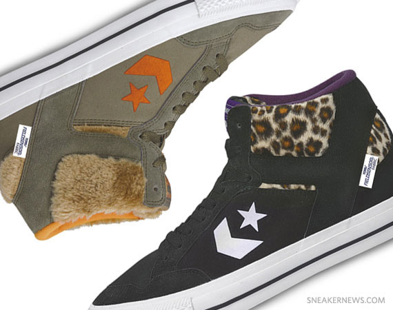 Converse Weapon Street FSR Hi - Leopard + Fur