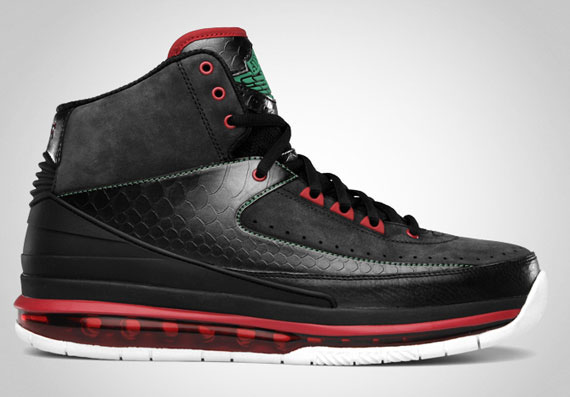 Jordan 2.0 Black Green Red Rr 03