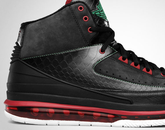 Air Jordan 2.0 - Black - Classic Green - Varsity Red | Release Reminder