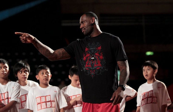 Lebron James Nike China Tour August 2011 01