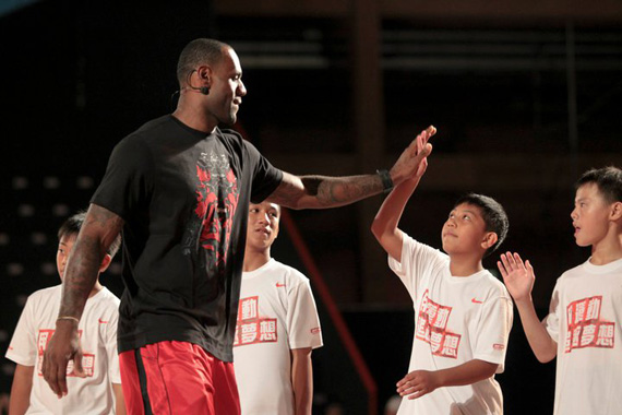 Lebron James Nike China Tour August 2011 08