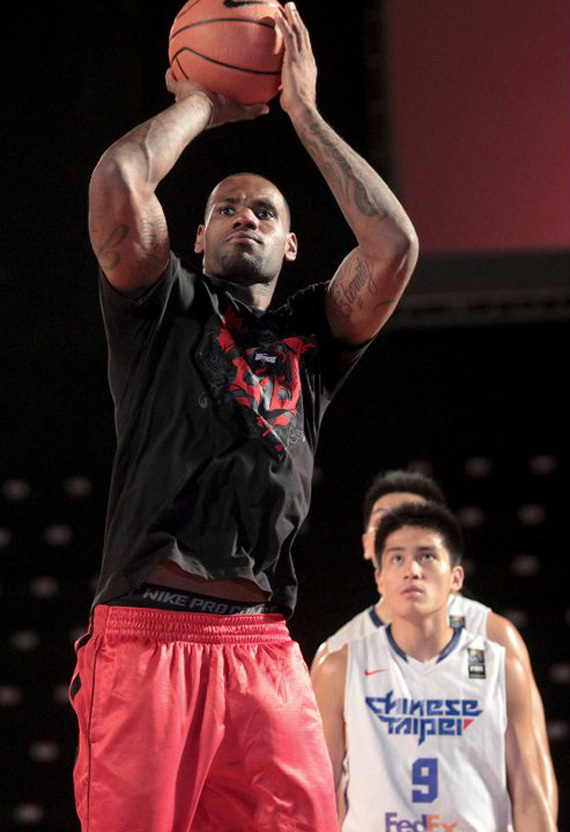 Lebron James Nike China Tour August 2011 11