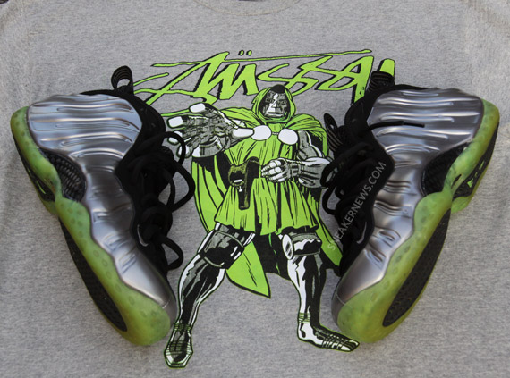 Nike Air Foamposite One Captain America Dr Doom Sole Swap Customs 10