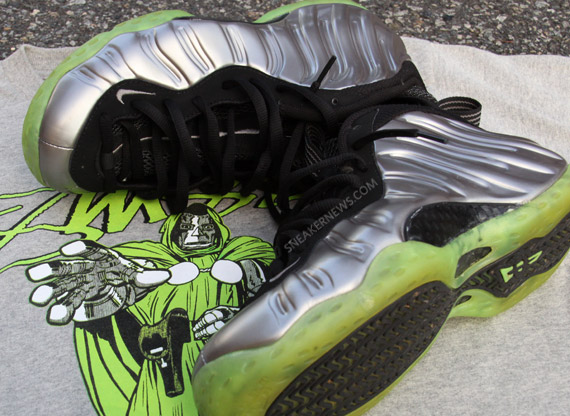 Nike Air Foamposite One Captain America Dr Doom Sole Swap Customs 16