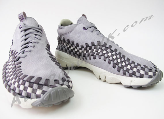 Nike Air Footscape Woven Chukka 68g Stealth Grey Flint Grey Varsity Purple 07