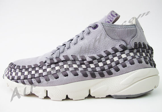 Nike Air Footscape Woven Chukka 68g Stealth Grey Flint Grey Varsity Purple 09