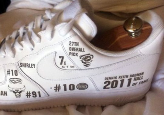 Nike Air Force 1 Dennis Rodman Hall of Fame PE