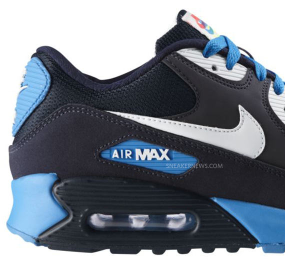 Nike Air Max 90 Euro Black Navy 3d 04